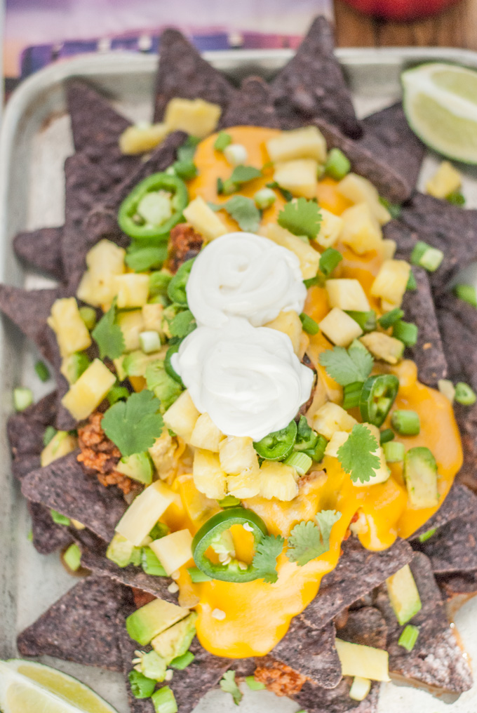 NACHOS WITH BLUE CORN TORTILLA CHIPS Taste of Yummy