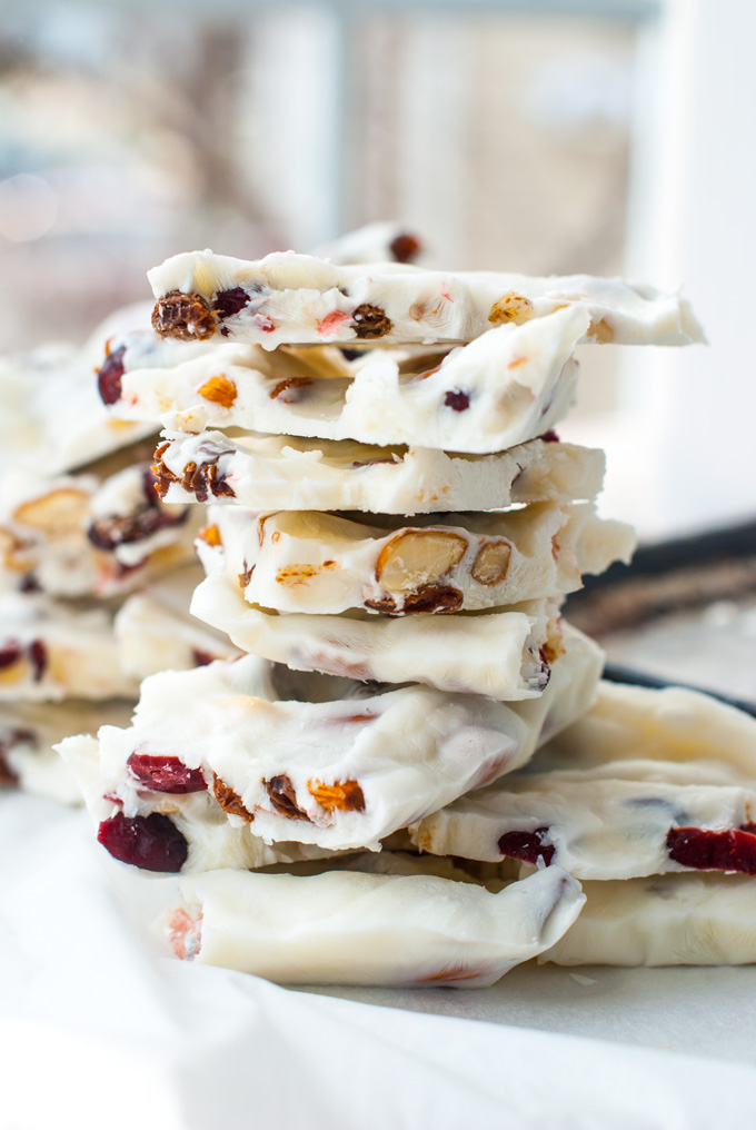 Organic yogurt bark