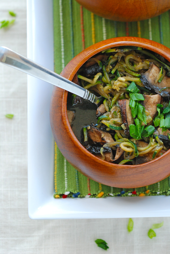 easy zucchini ramen noodles