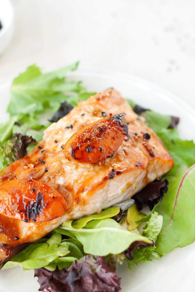 Apricot Glazed Salmon