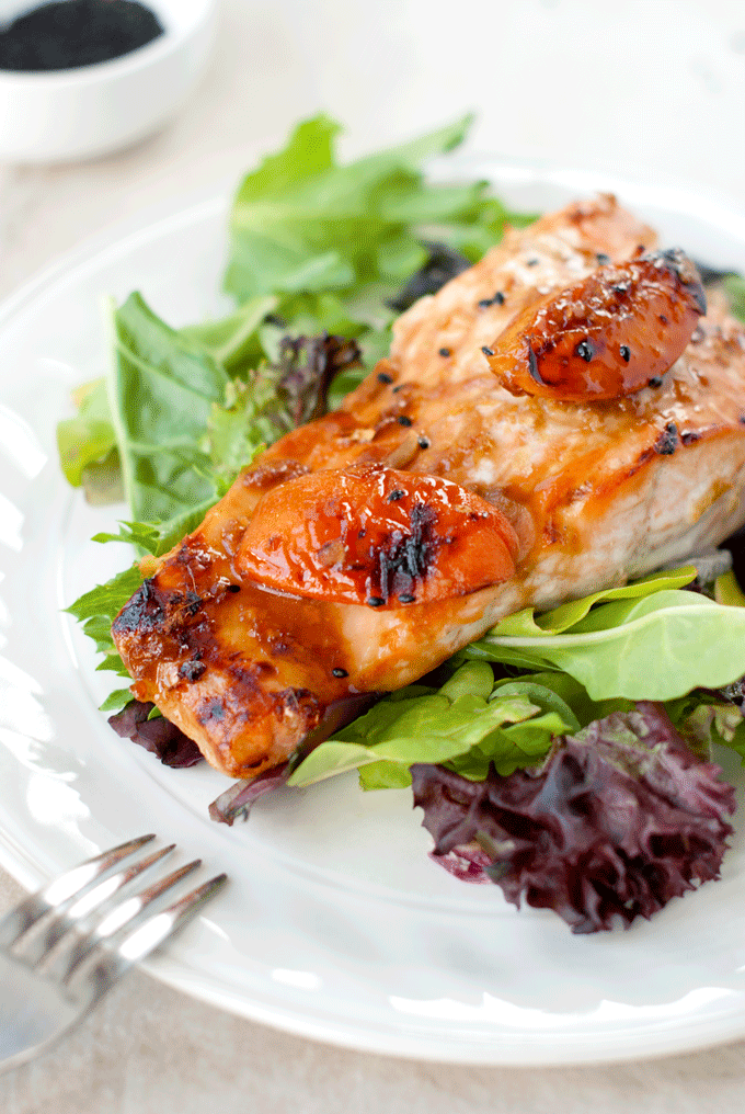 Apricot Glazed Salmon