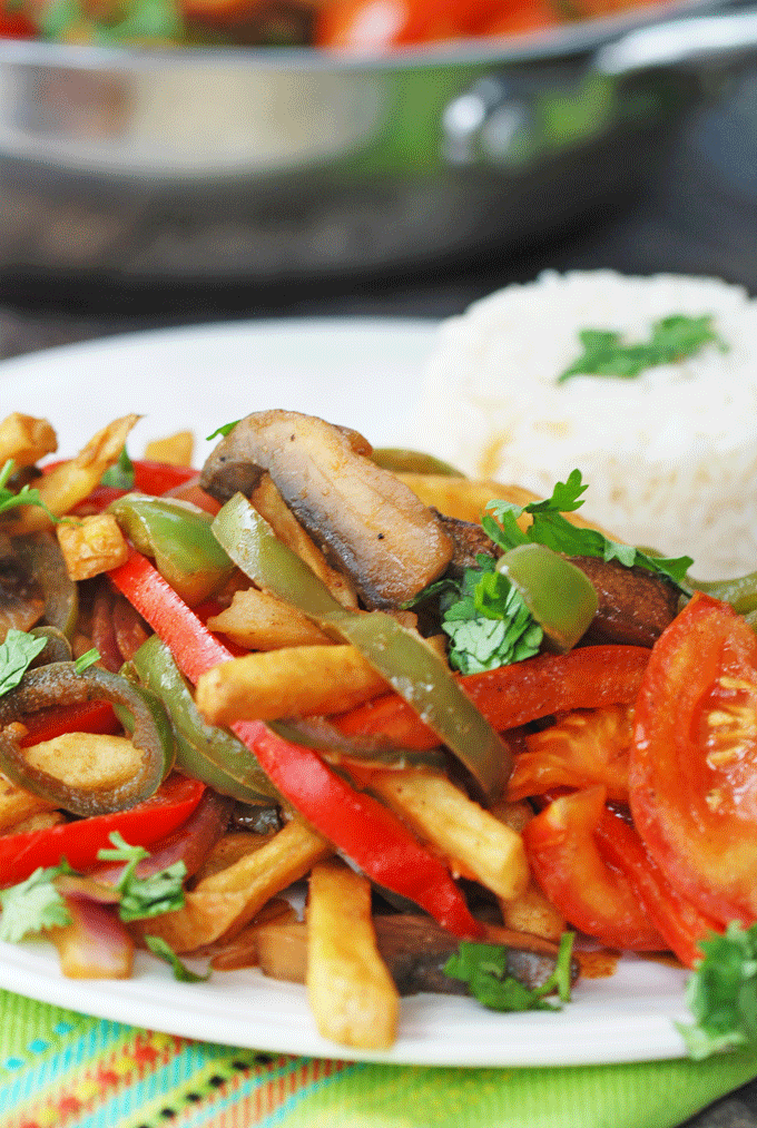 Meatless Lomo Saltado