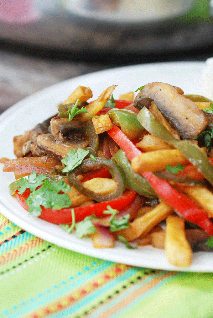 Meatless Lomo Saltado