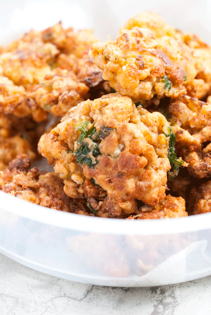 Mexican Cauliflower Fritters