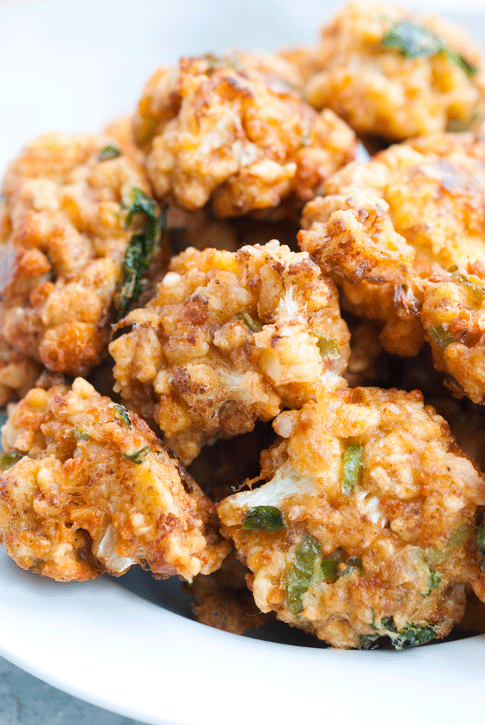 Mexican Cauliflower Fritters