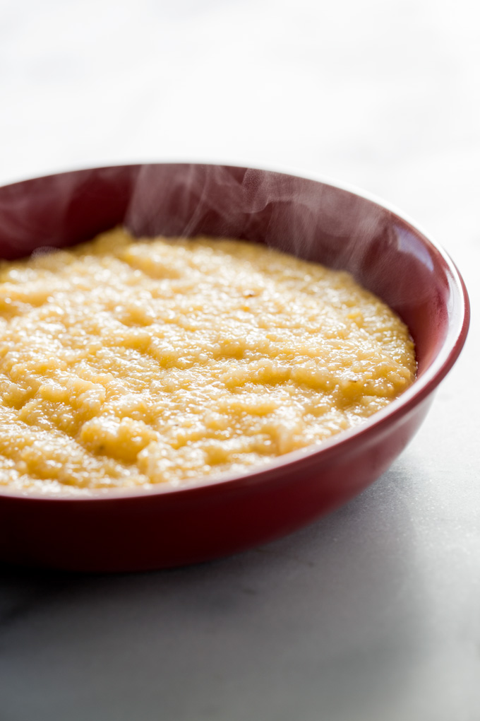 creamy lemon polenta