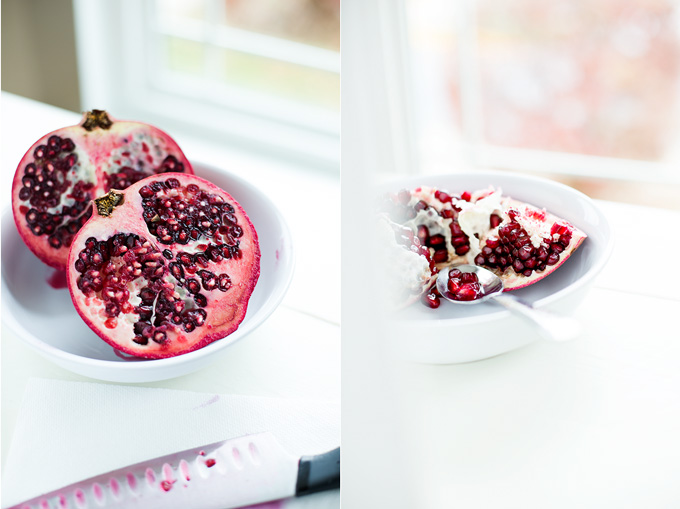 POMEGRANATE GLAZED POMEGRANATE SCONES