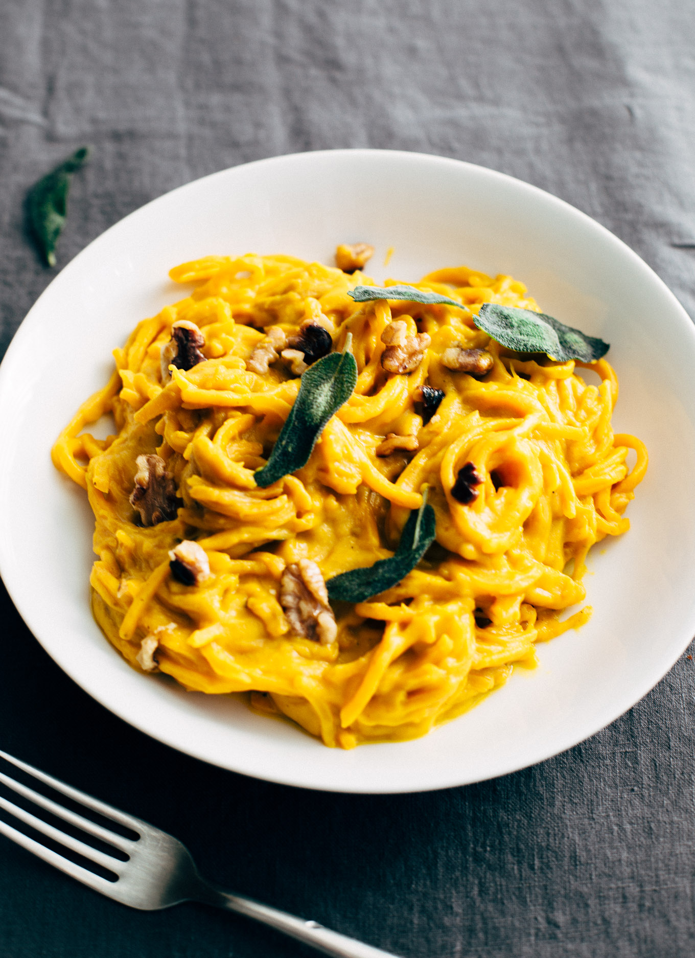 CREAMY BUTTERNUT SQUASH SPAGHETTI