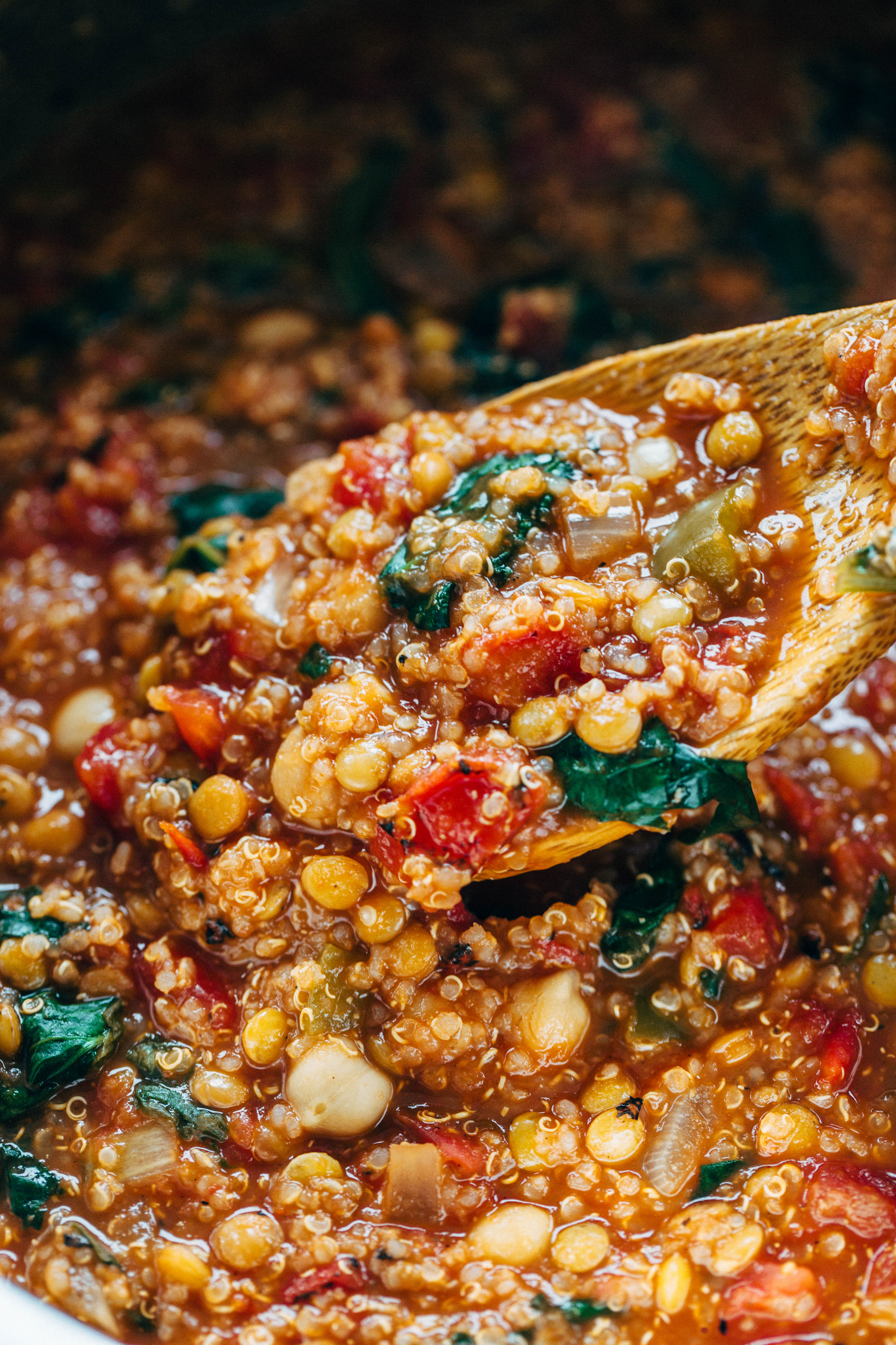 LENTIL QUINOA CHILI