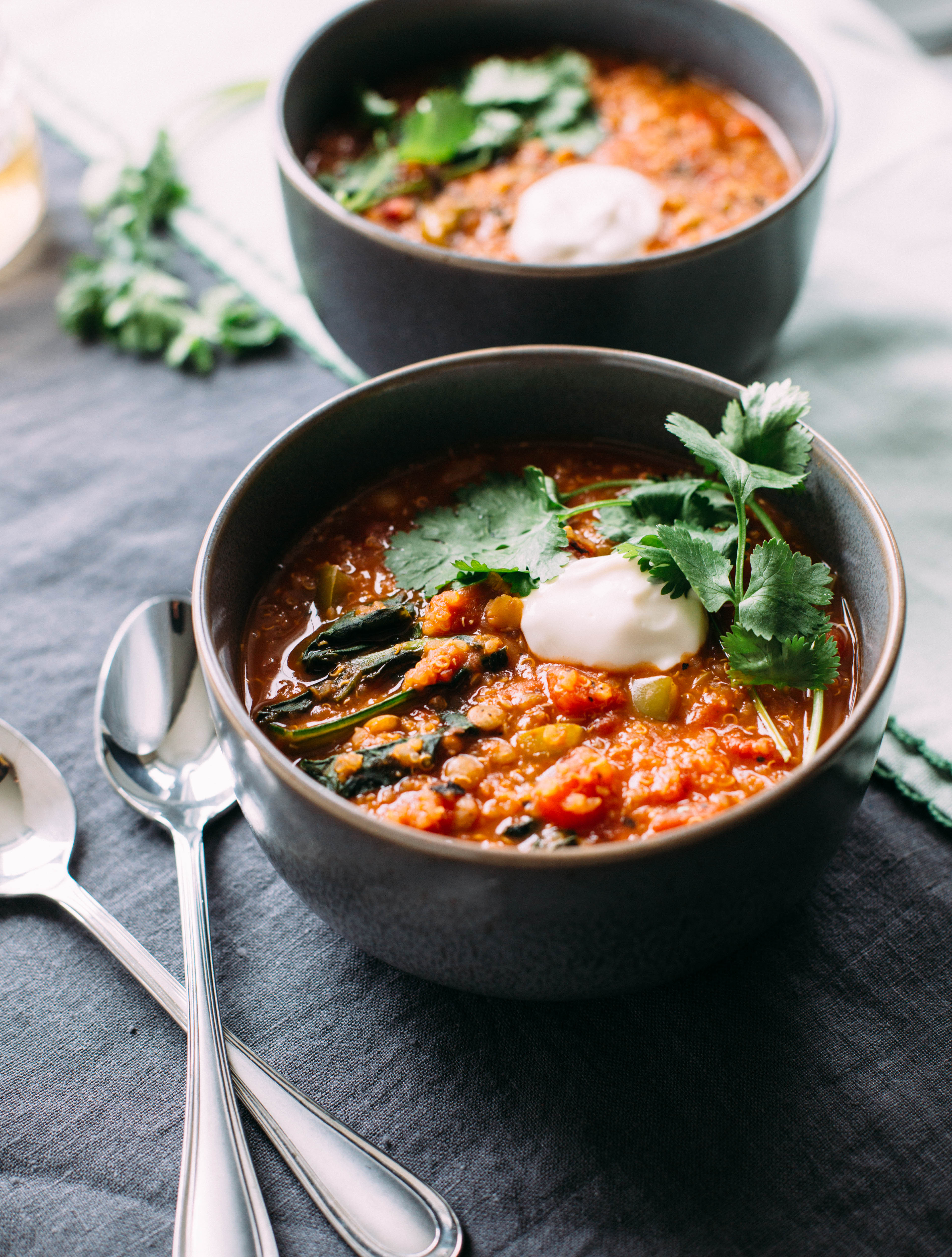 LENTIL QUINOA CHILI