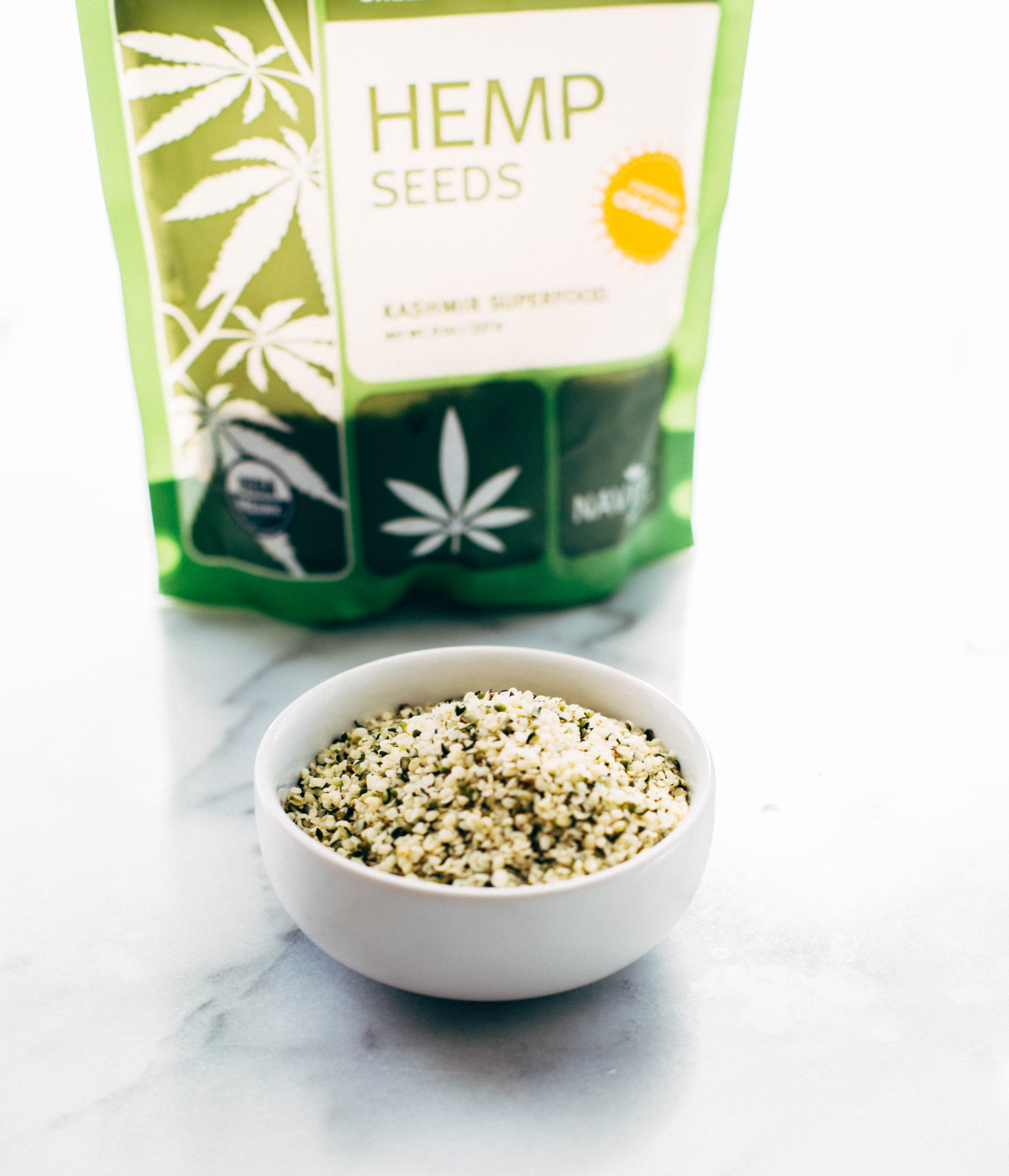 hemp seeds in bag