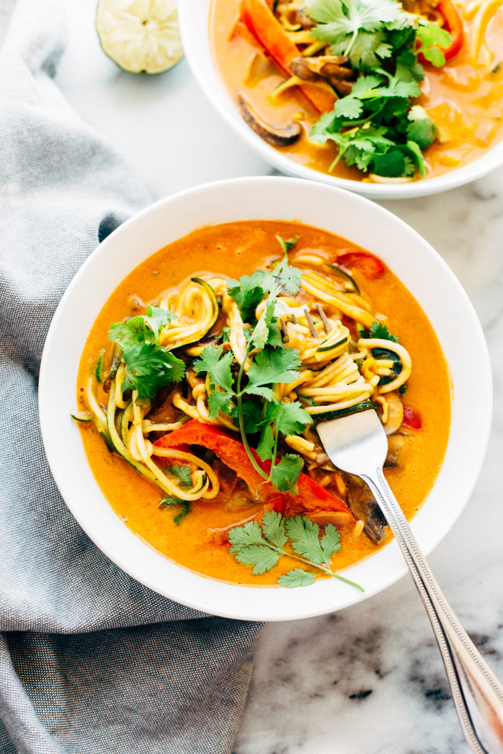 curry zucchini noodles