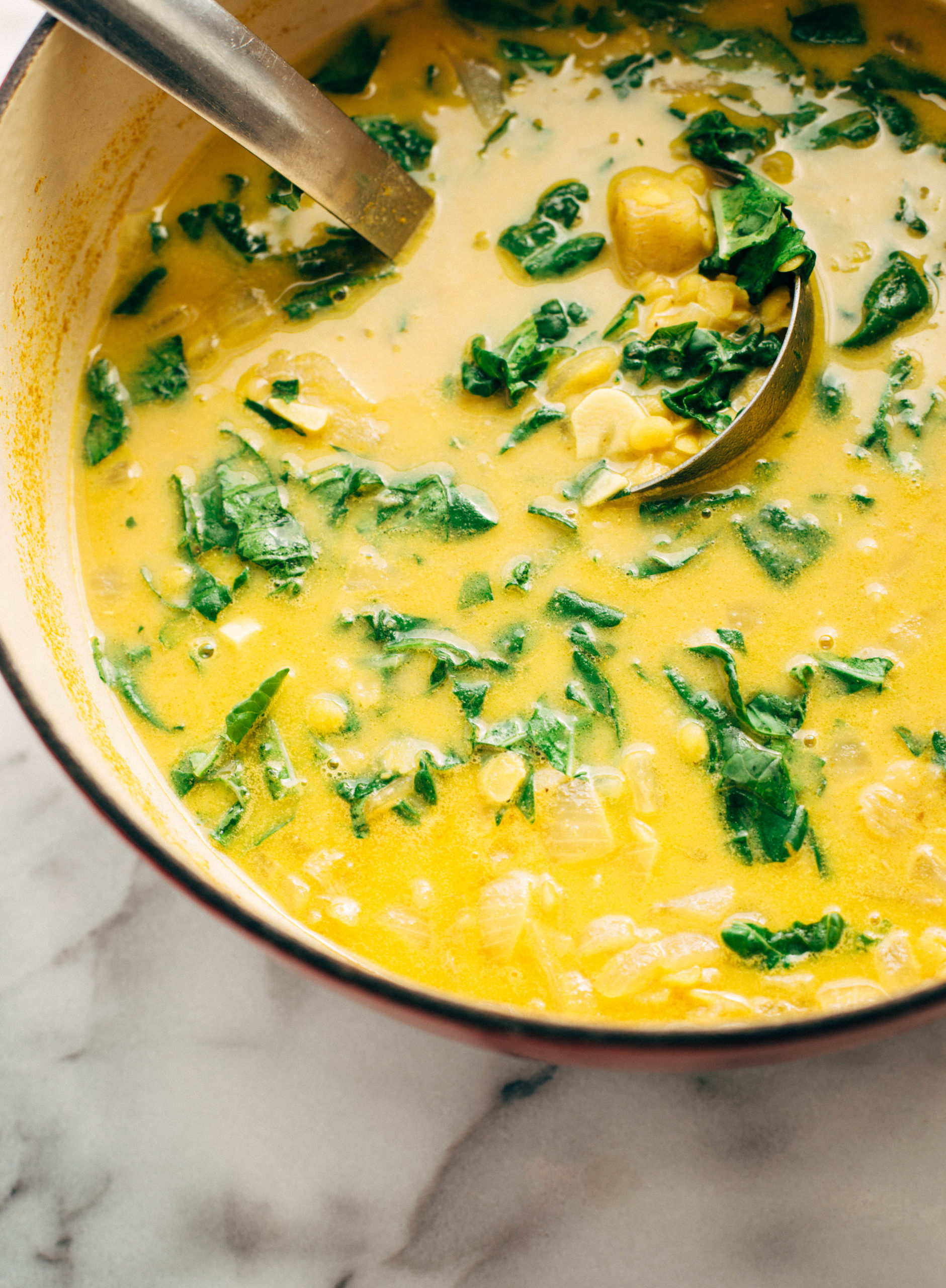 yellow lentil curry