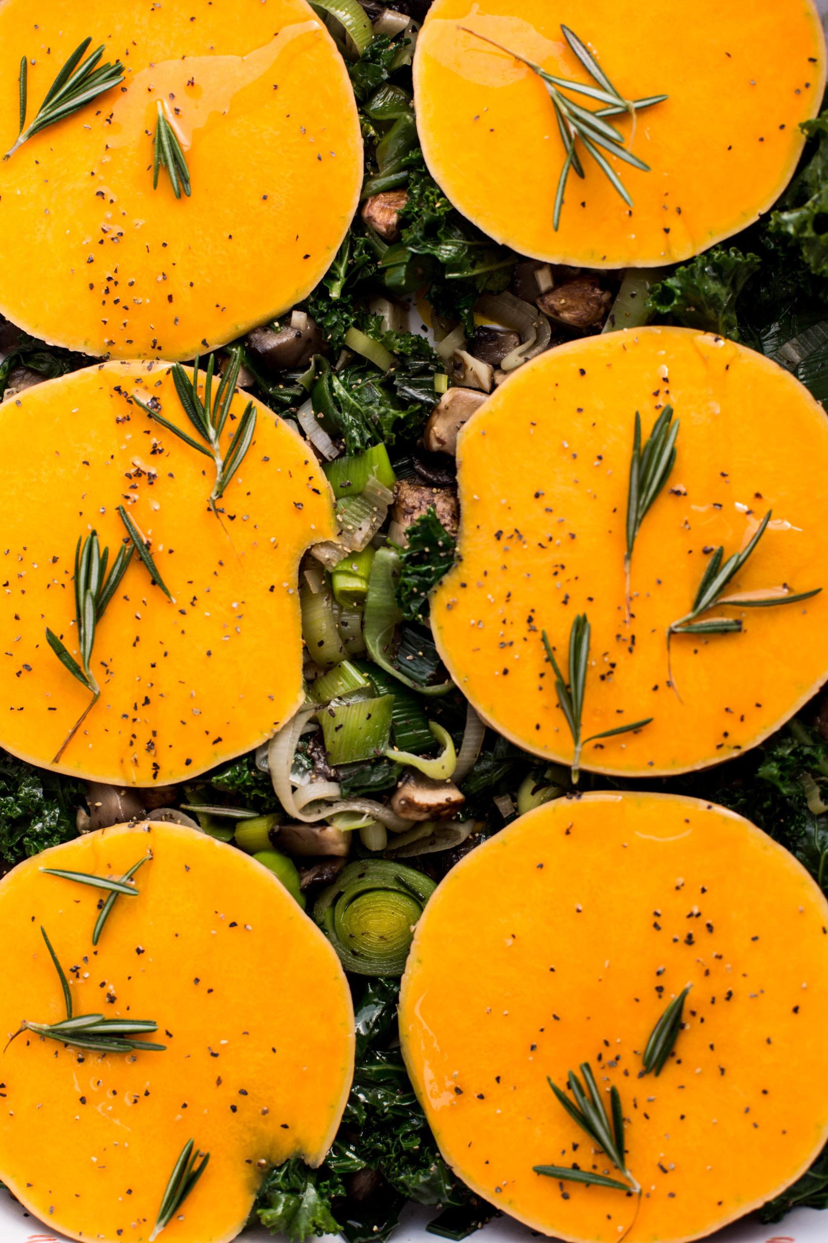 baked chickpeas with butternut squash