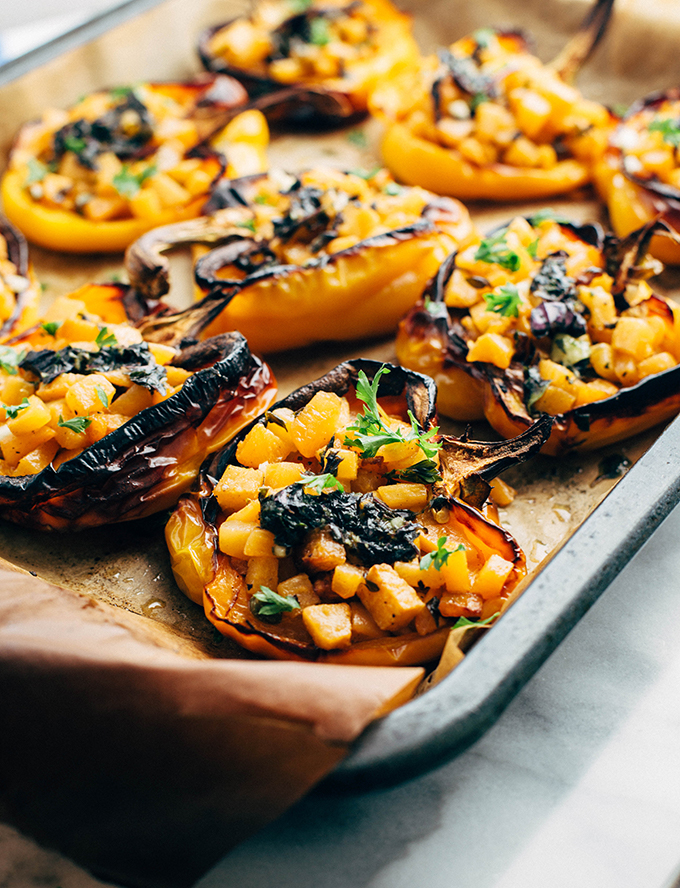 stuffed peppers with rutabaga