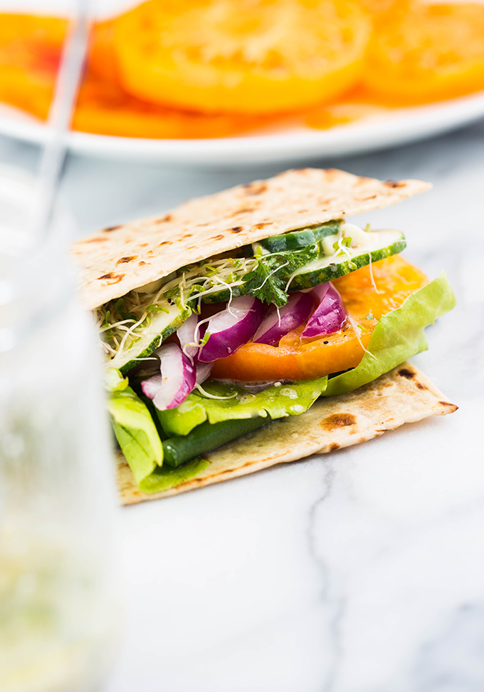 garden fresh sandwich wrap