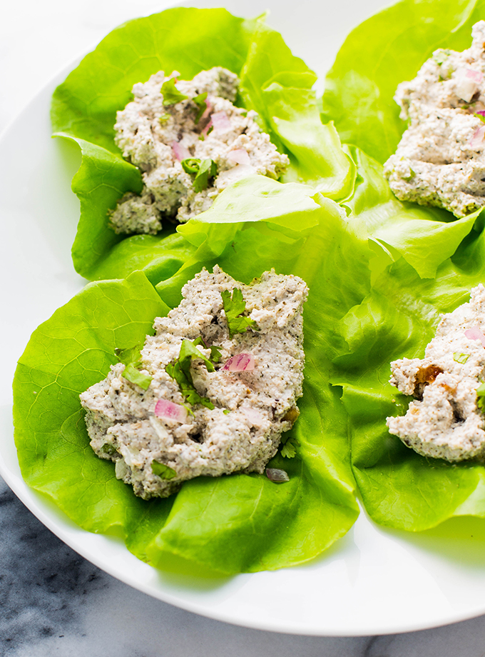 vegan sunflower seed tuna salad