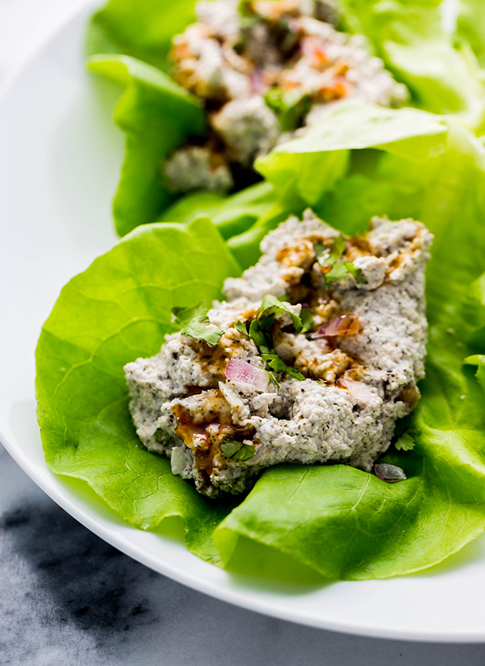 vegan sunflower seed tuna salad