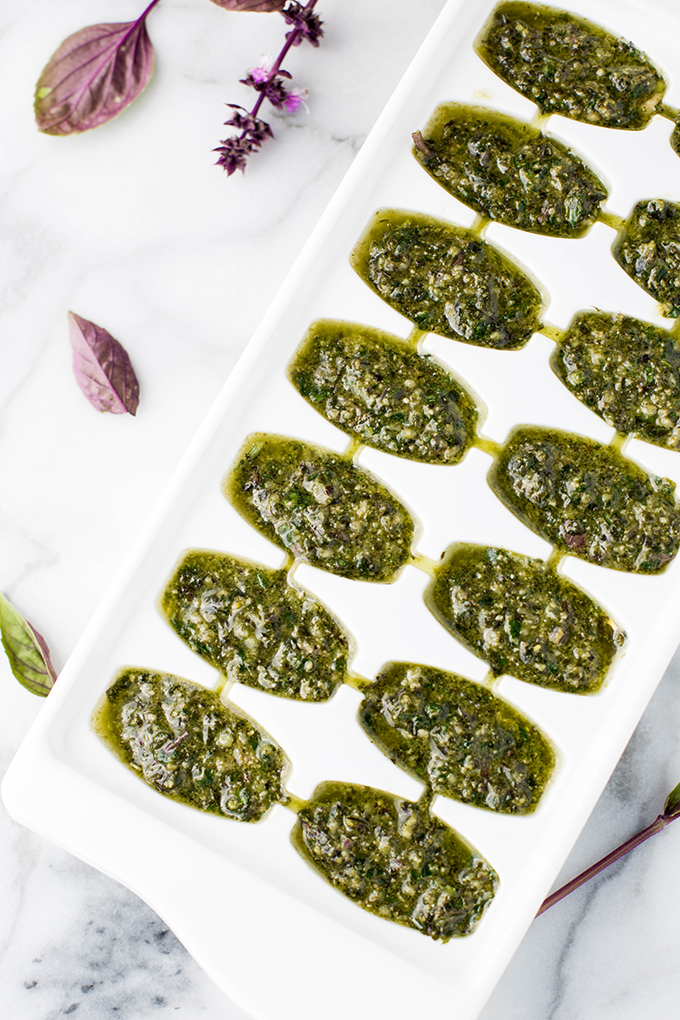 how to freeze pesto